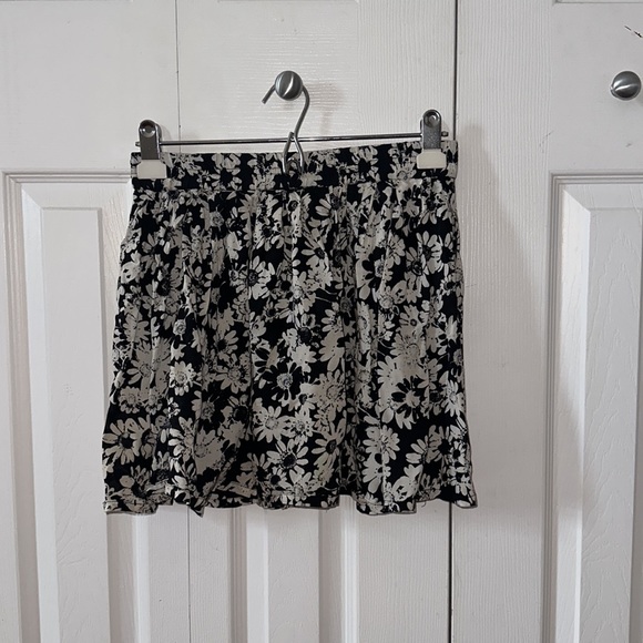 Mini Jupe Short Aéropostale Neuve Taille L – Motif Floral Bleu, Rayonne
